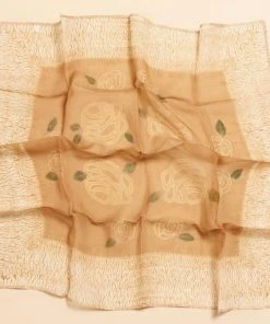 Studio Variously Primrose Cinnamon Silk Scarf