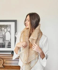 Studio Variously Primrose Cinnamon Silk Scarf