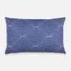 Anchal Prism Lumbar Pillow - Slate