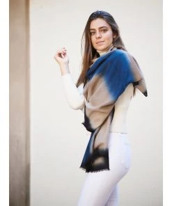 Studio Variously Prussian Cashmere Scarf