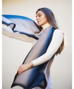 Studio Variously Prussian Cashmere Scarf