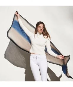 Studio Variously Prussian Cashmere Scarf