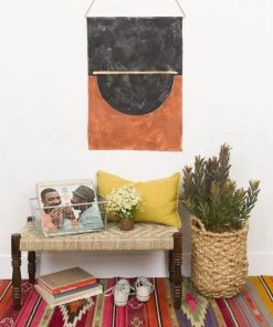 Conejo & Co Puente Wall Hanging - Black + Earth