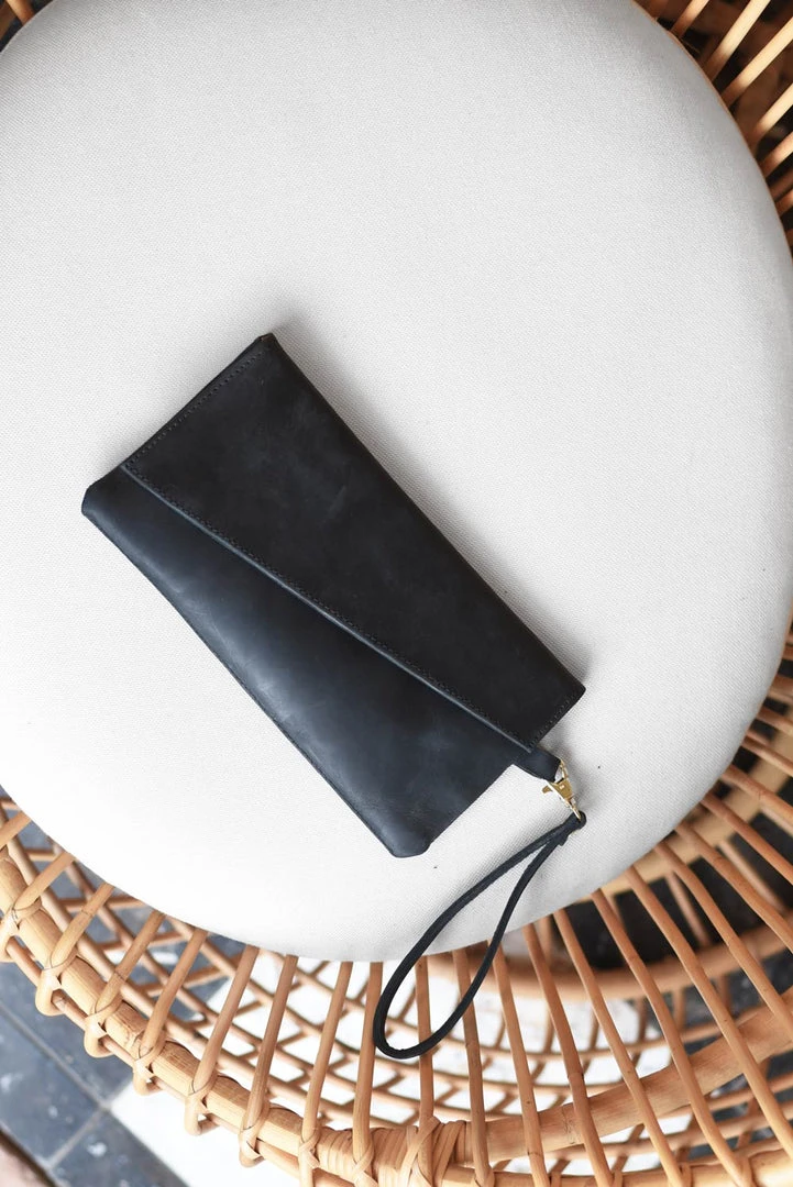 Purse & Clutch Small Asymmetric Clutch - Black Purse & Clutch Small Asymmetric Clutch - Black