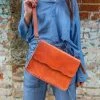 Purse & Clutch Mexican Leather Crossbody - Russet Brown Accessories