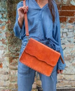 Purse & Clutch Mexican Leather Crossbody - Russet Brown Accessories