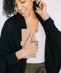 Purse & Clutch Leather Wallet - Caramel