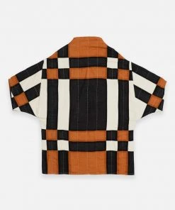 Anchal Clothing Quilted Patchwork Plaid Cocoon Jacket