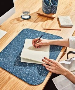 Slash Objects Home Goods R2 Recycled Rubber Deskmat - Royal