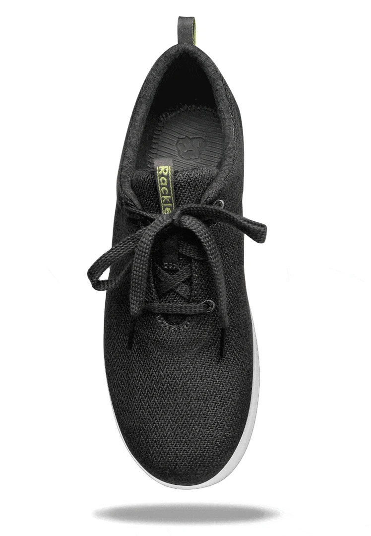 Rackle Shoes Women's Alex Hemp Sneaker - Midnight Black Rackle Shoes Women's Alex Hemp Sneaker - Midnight Black