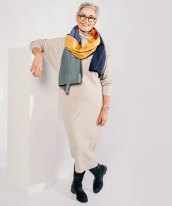 Anchal Accessories Rainbow Colorblock Scarf