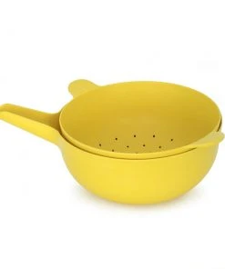 EKOBO Best Sellers Recycled Bamboo Mixing Bowl + Colander Set 17 EKOBO Best Sellers Recycled Bamboo Mixing Bowl + Colander Set
