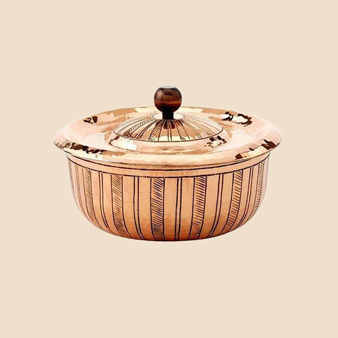 Amoretti Brothers Home Goods Recycled Copper Cocotte Amoretti Brothers Home Goods Recycled Copper Cocotte
