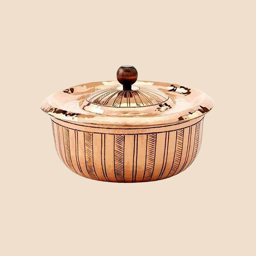 Amoretti Brothers Home Goods Recycled Copper Cocotte Amoretti Brothers Home Goods Recycled Copper Cocotte