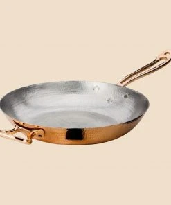 Amoretti Brothers Home Goods Recycled Copper Frying Pan W/ Handle 3 Amoretti Brothers Home Goods Recycled Copper Frying Pan W/ Handle