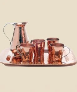 Sertodo Copper Recycled Copper Moscow Mules For Four Set
