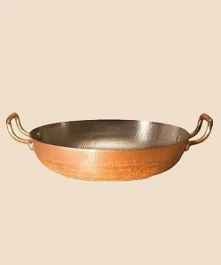 Amoretti Brothers Home Goods Recycled Copper Paella Pan - 13"
