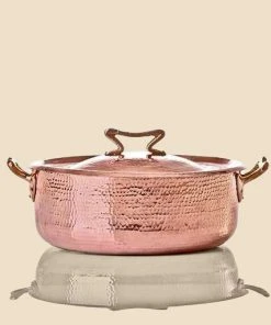 Amoretti Brothers Home Goods Recycled Copper Rondeau 2 Amoretti Brothers Home Goods Recycled Copper Rondeau