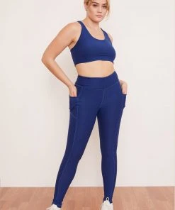 Wolven Recycled Legging With Pockets - Indigo Activewear + Athleisure