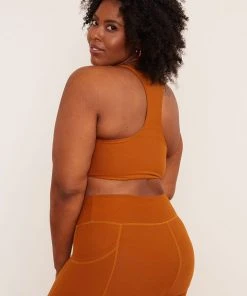 Wolven Best Sellers Recycled Yoga Top - Turmeric