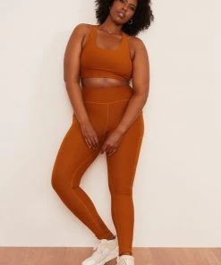 Wolven Best Sellers Recycled Yoga Top - Turmeric