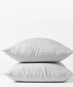Coyuchi Relaxed Linen Pillowcase Set - Fog Home Goods
