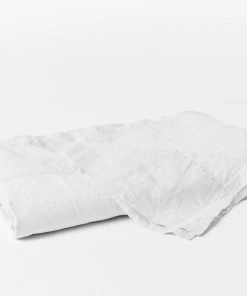 Coyuchi Relaxed Linen Sheet Set - Alpine White Home Goods