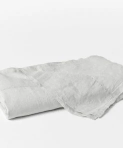Coyuchi Home Goods Relaxed Linen Sheet Set - Fog 9 Coyuchi Home Goods Relaxed Linen Sheet Set - Fog