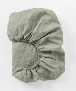 Coyuchi Home Goods Relaxed Linen Sheet Set - Laurel 2 Coyuchi Home Goods Relaxed Linen Sheet Set - Laurel