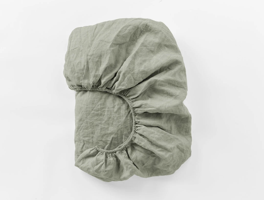 Coyuchi Home Goods Relaxed Linen Sheet Set - Laurel Coyuchi Home Goods Relaxed Linen Sheet Set - Laurel