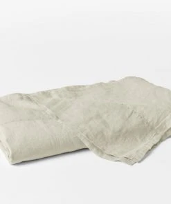 Coyuchi Home Goods Relaxed Linen Sheet Set - Natural Chambray