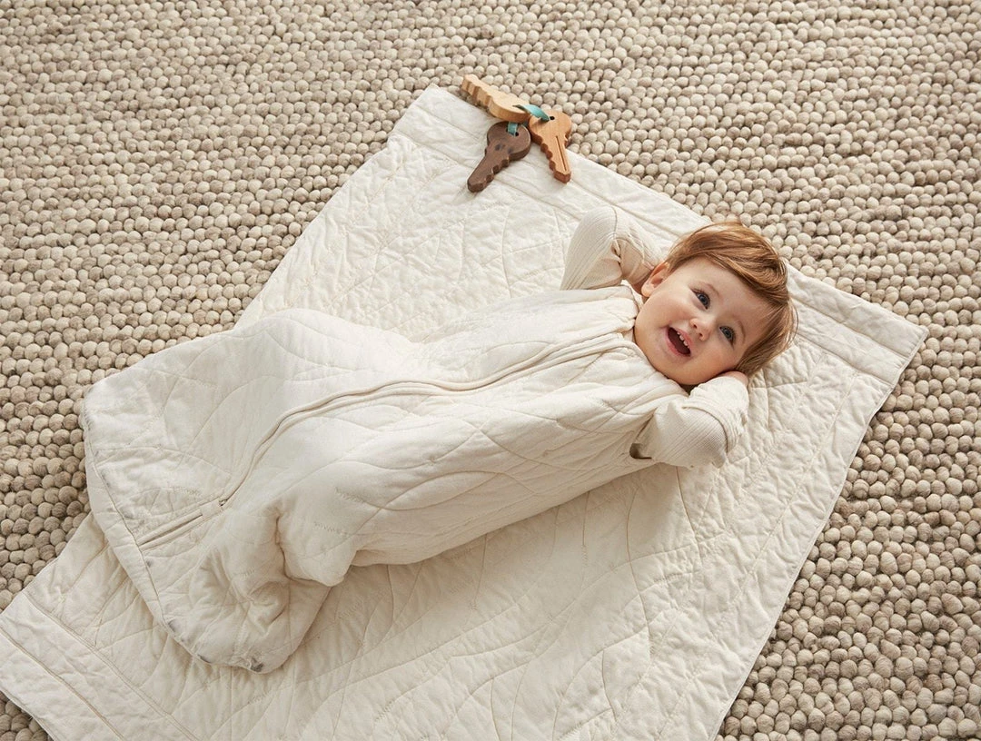 Coyuchi Remi Quilted Baby Blanket - Undyed Baby Gifts Coyuchi Remi Quilted Baby Blanket - Undyed Baby Gifts