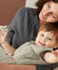 Coyuchi Baby Gifts Remi Quilted Snuggle Sack - Laurel