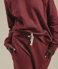 Poplinen René Jogger Sweatpant - Brick Clothing