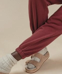 Poplinen René Jogger Sweatpant - Brick Clothing