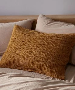 Coyuchi Reyes Waffle Sham - Hazel
