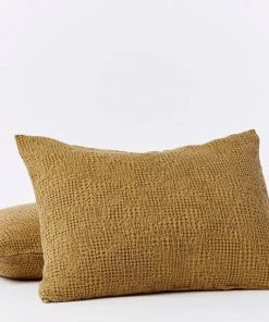 Coyuchi Reyes Waffle Sham - Hazel