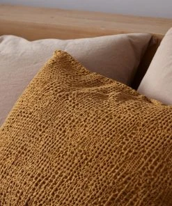 Coyuchi Reyes Waffle Sham - Hazel