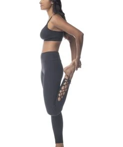 Synergy Organic Clothing Rhythm Yoga Bra - Black