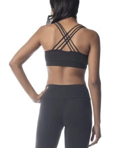 Synergy Organic Clothing Rhythm Yoga Bra - Black