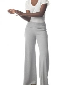 Synergy Organic Clothing Rib Knit Kamala Pant - Heather Gray Sale