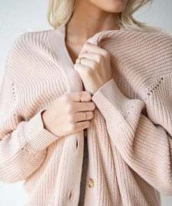 WVN Ribbed Oversized Cardigan