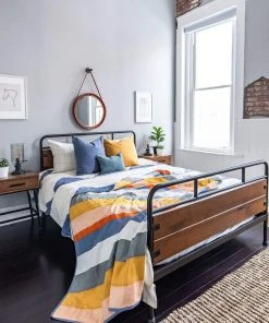 Anchal Ribbon Throw Quilt Home Goods