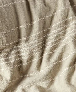 Coyuchi Rippled Stripe Duvet Cover