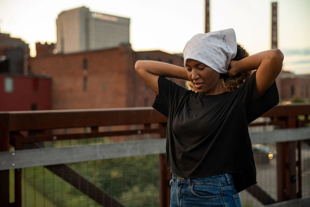 Jenni Earle Roam Free Bandana - Ecru Best Sellers Jenni Earle Roam Free Bandana - Ecru Best Sellers