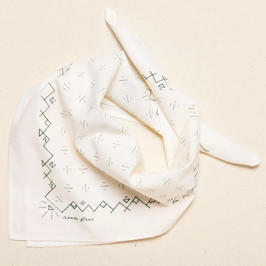 Jenni Earle Roam Free Bandana - Ecru Best Sellers Jenni Earle Roam Free Bandana - Ecru Best Sellers