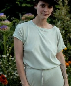 Altar Ronnie Tencel Lounge Top - Mint