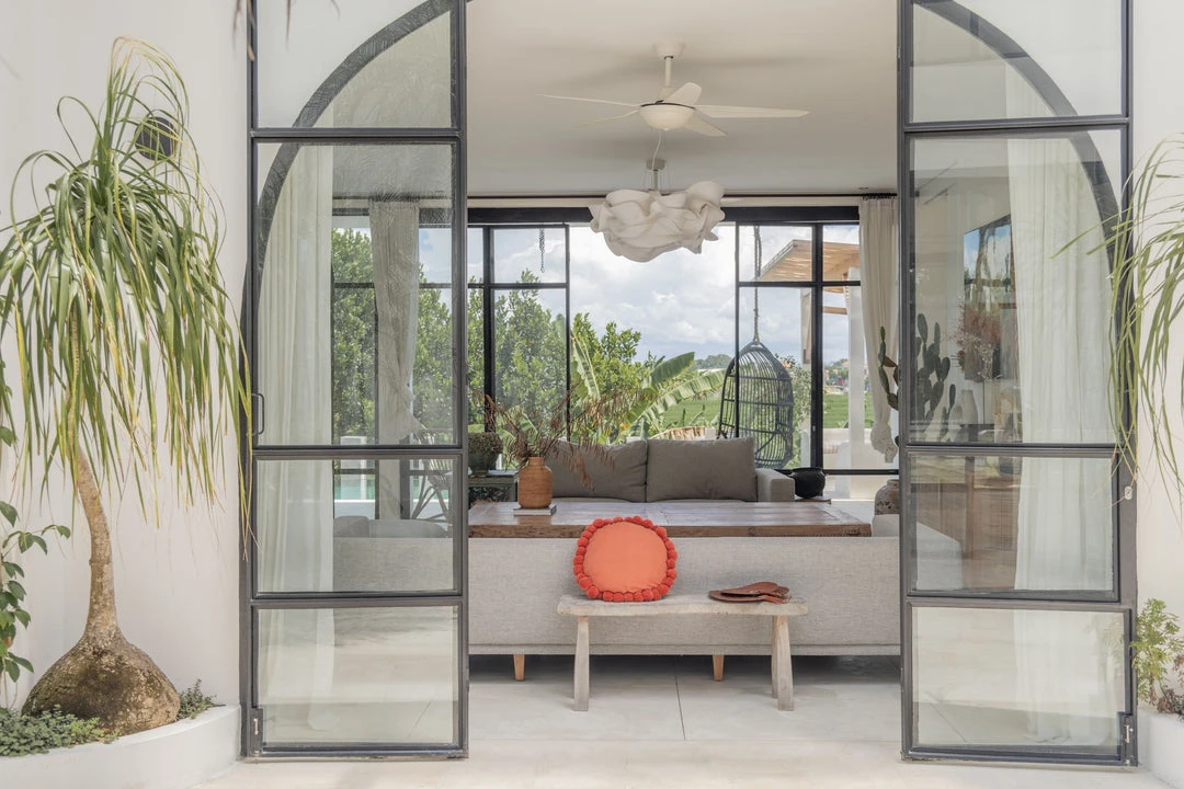 Village Thrive Round Pom Pom Throw Pillow Cover Village Thrive Round Pom Pom Throw Pillow Cover