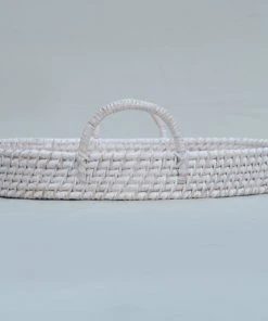 Amara New Arrivals Round Rattan Tray