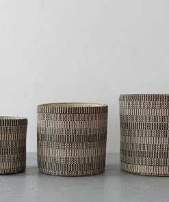 Will & Atlas Home Goods Kalied Round Storage Basket Set